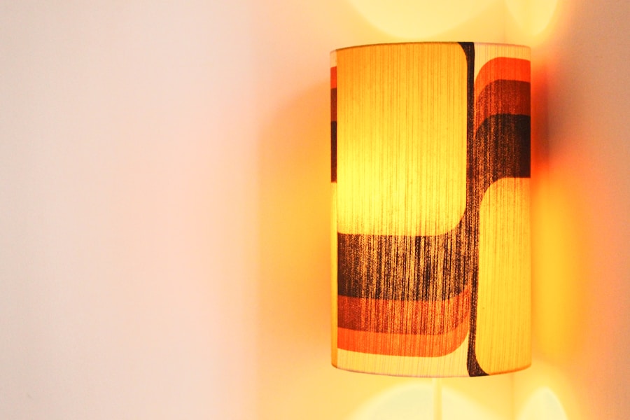 Photo Japanese log color paper lamp