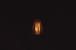 Photo Lightning rod floor lamp