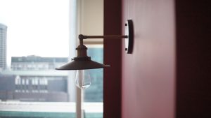 Photo industrial wall sconce